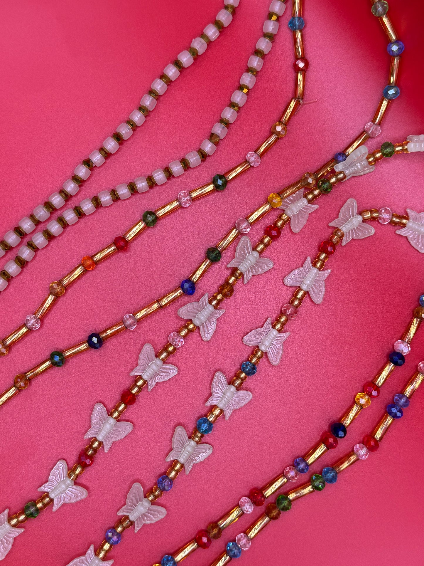 Glow in The Dark Waist Bead Sets