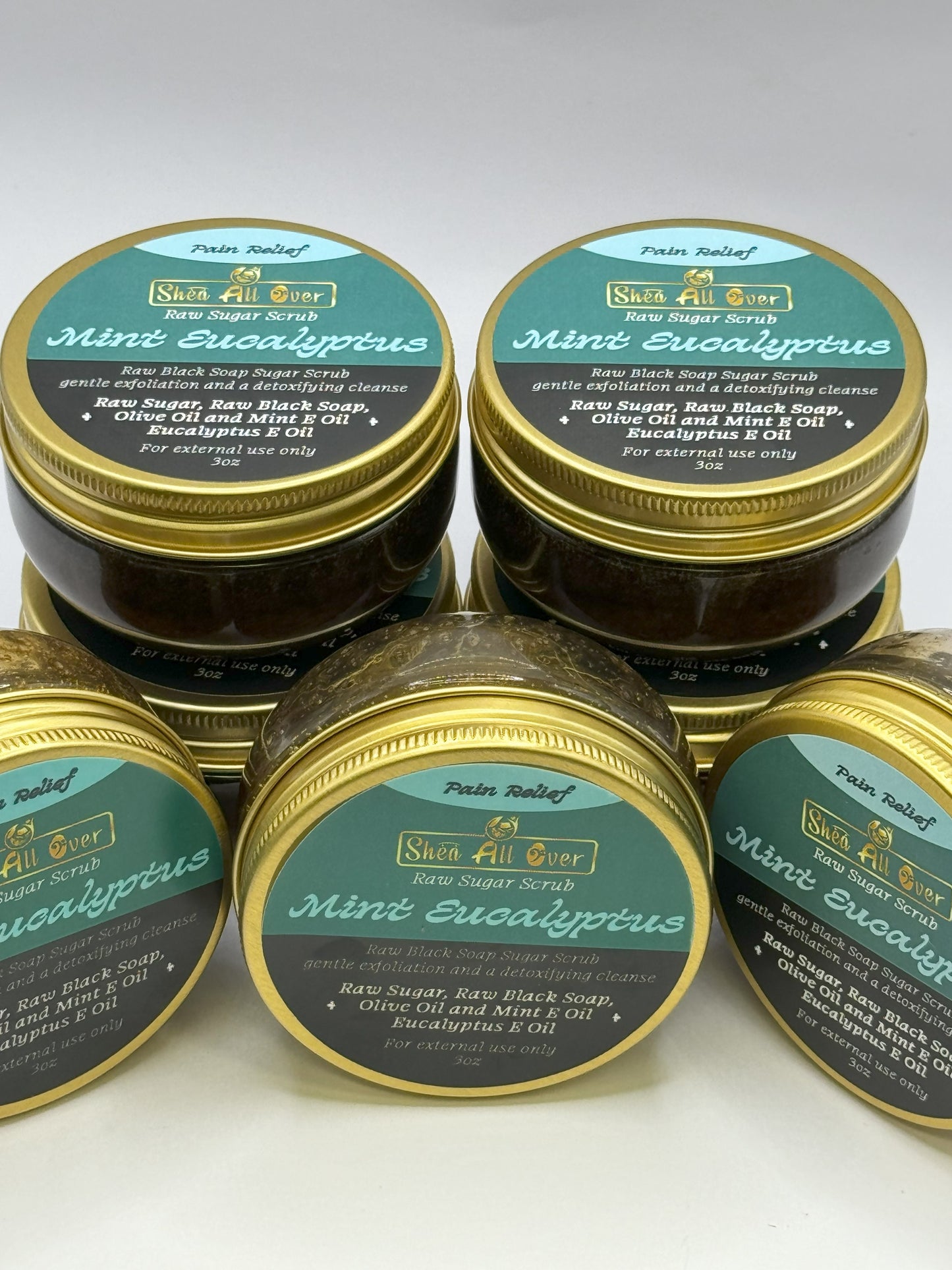Raw Sugar Scrub Mint Eucalyptus