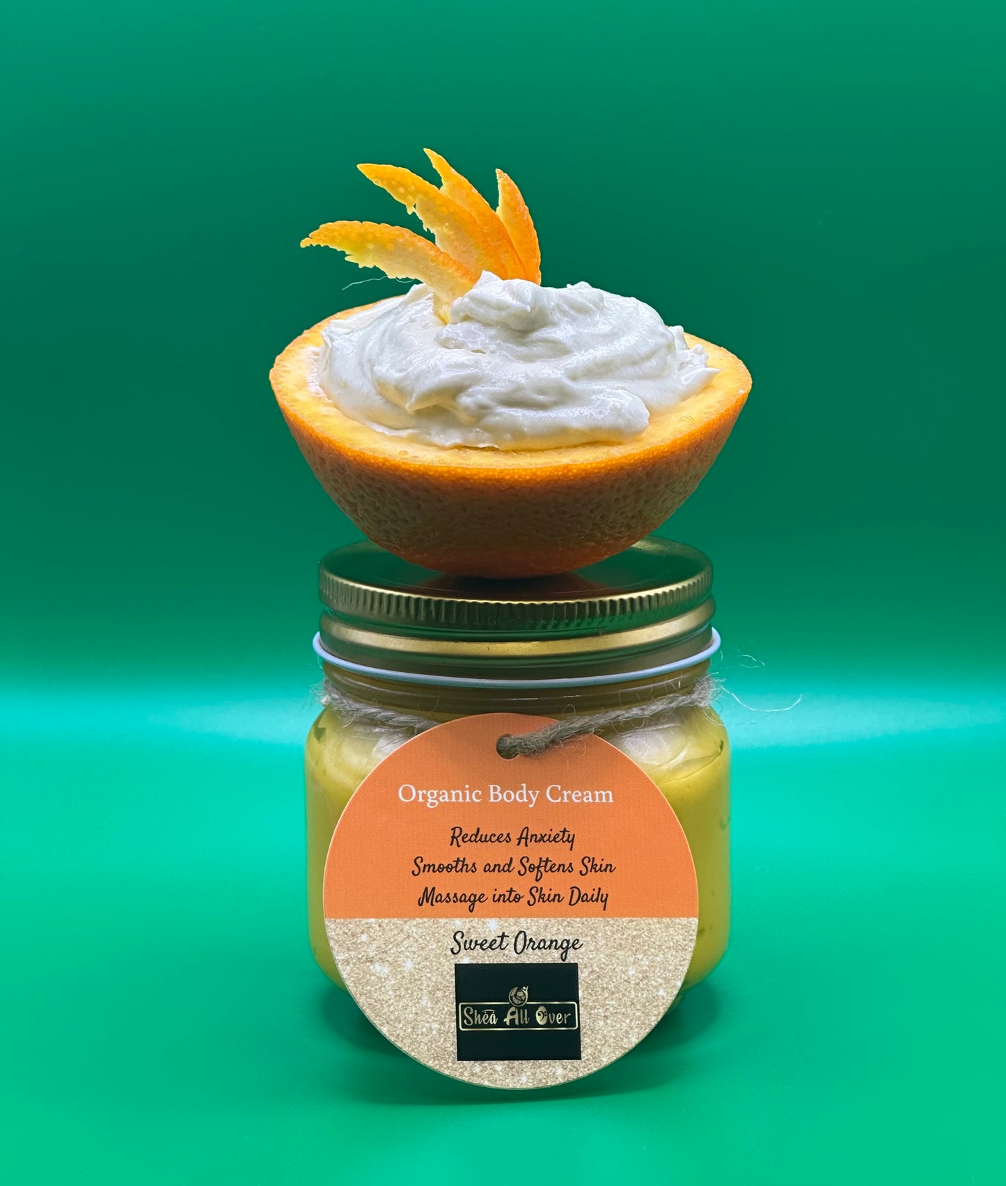 Sweet Orange Body Cream (Reduces Stress/Anxiety)