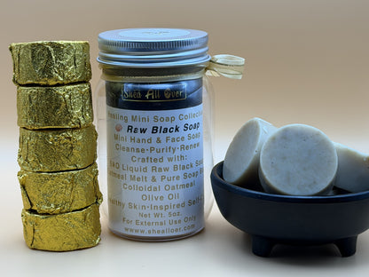 Raw Black Soap Mini's