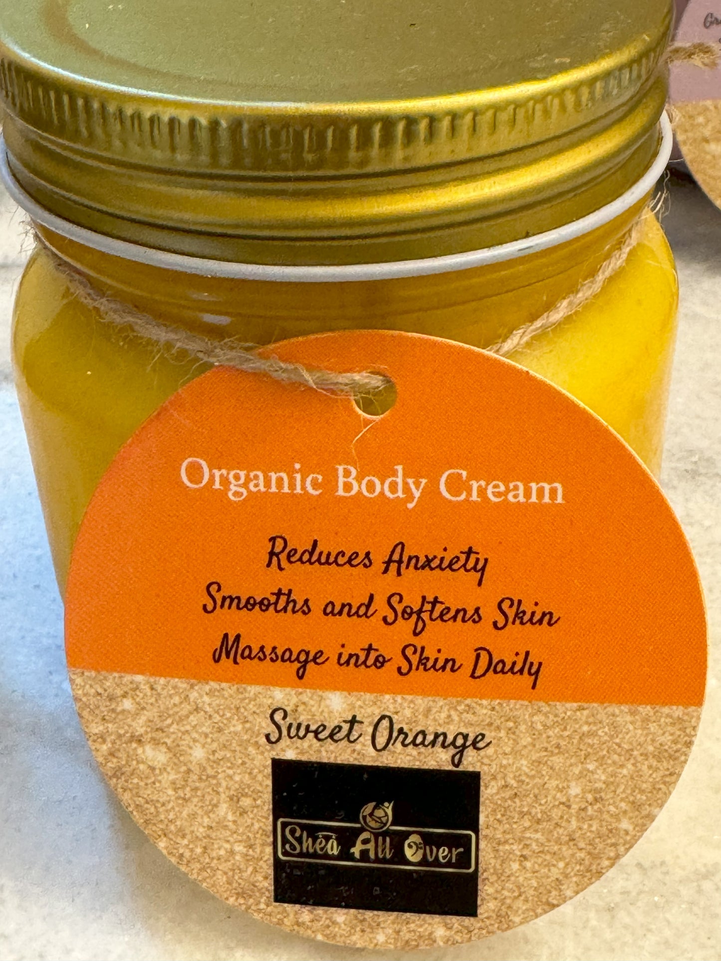 Sweet Orange Body Cream (Reduces Stress/Anxiety)